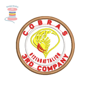 Digitalizare broderie Cobras 3rd Company